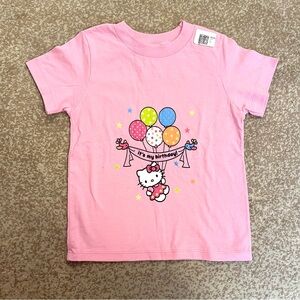 NEW Pink Hello Kitty Birthday T-shirt - 2T